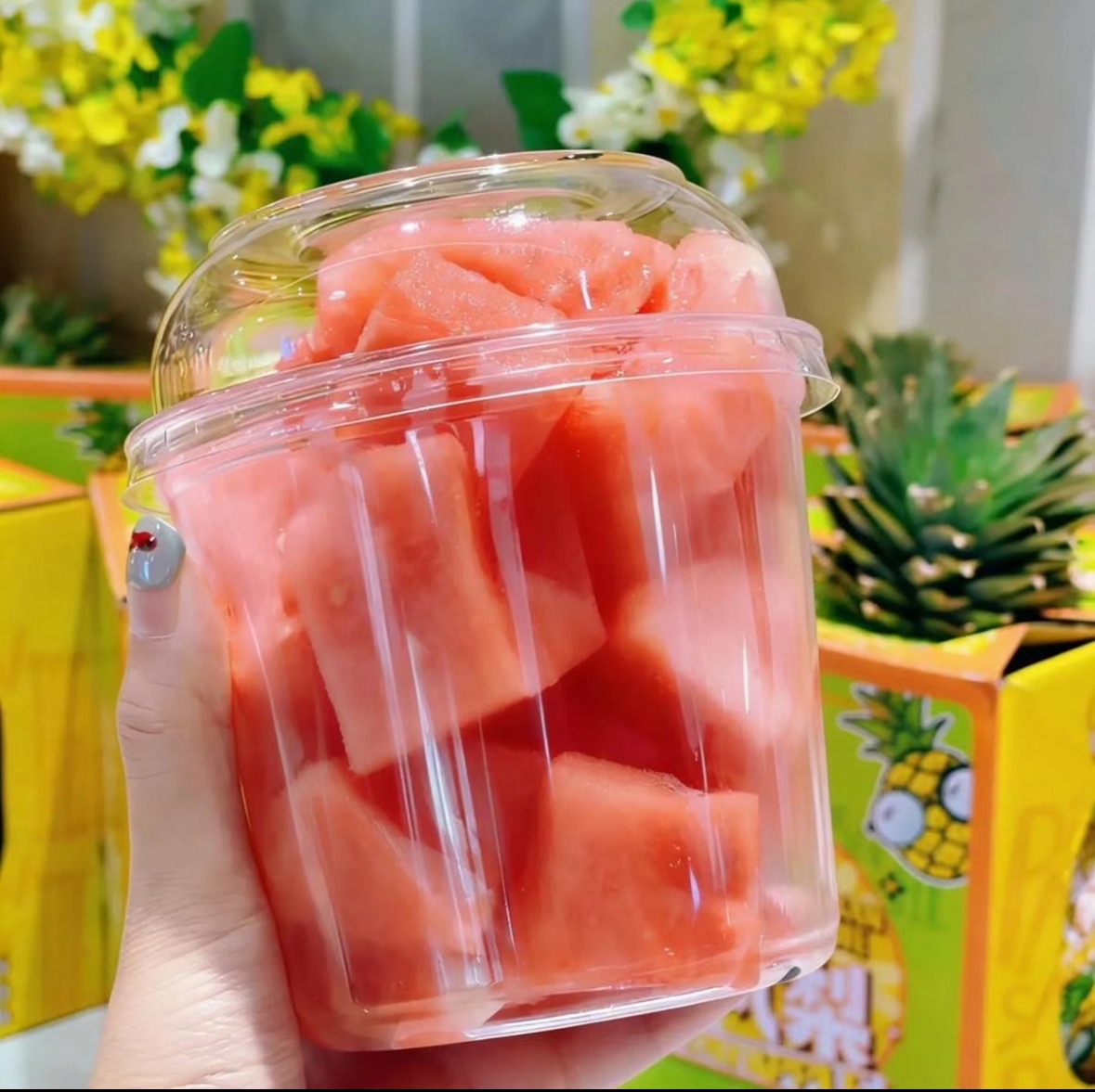 【水果桶】冰镇麒麟西瓜带桶约1000g
